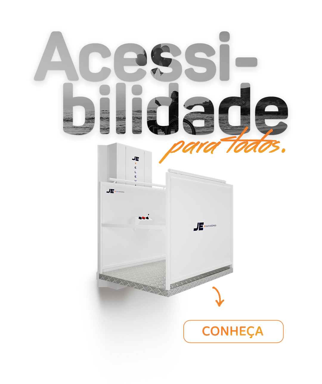 Plataforma de Acessibilidade PNE JE Elevadores