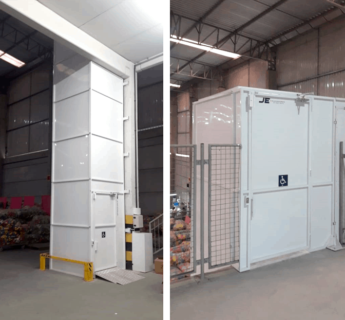 Je Elevadores - Elevador de Acessibilidade em Cooperativa de transportes